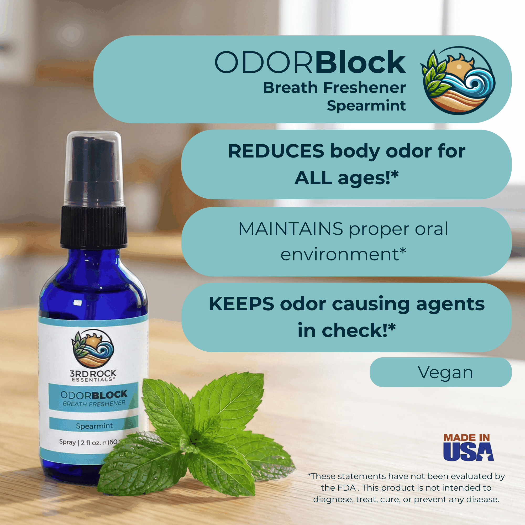 ODORBlock Breath Freshener Spray