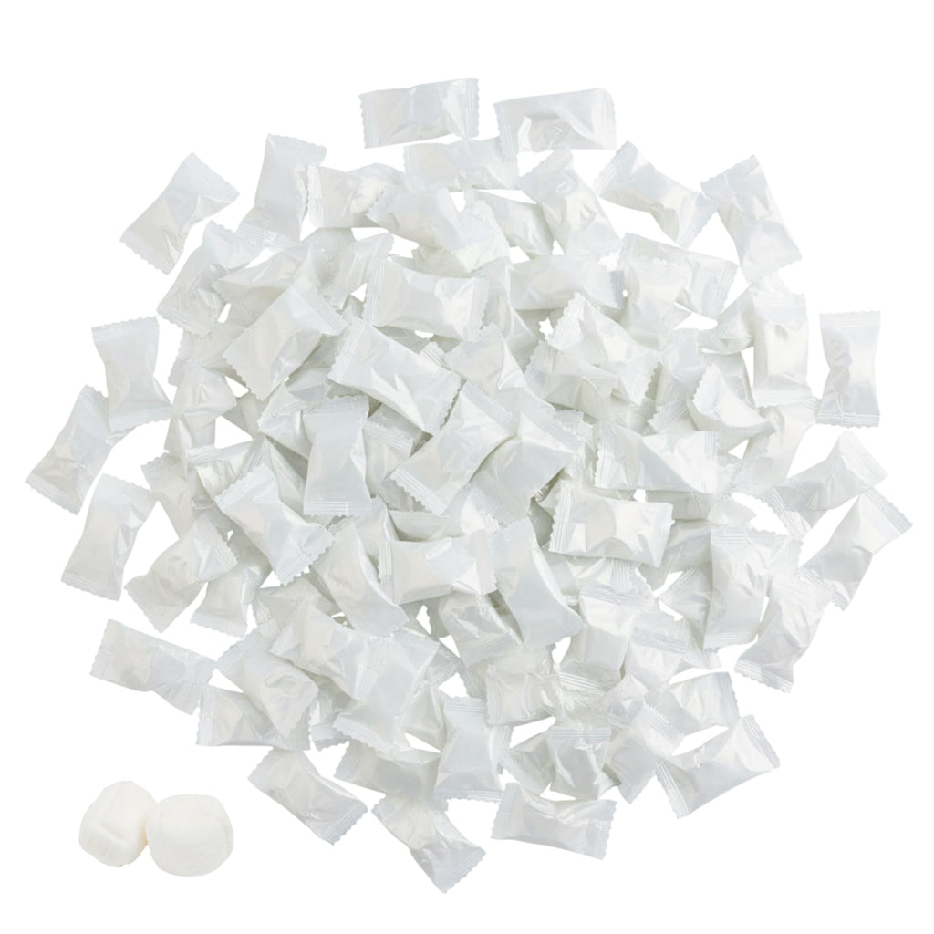 220ct White Buttermints Individually Wrapped – Bulk Soft Butter Mints for Weddings, Candy Buffets, Party Favors & Events