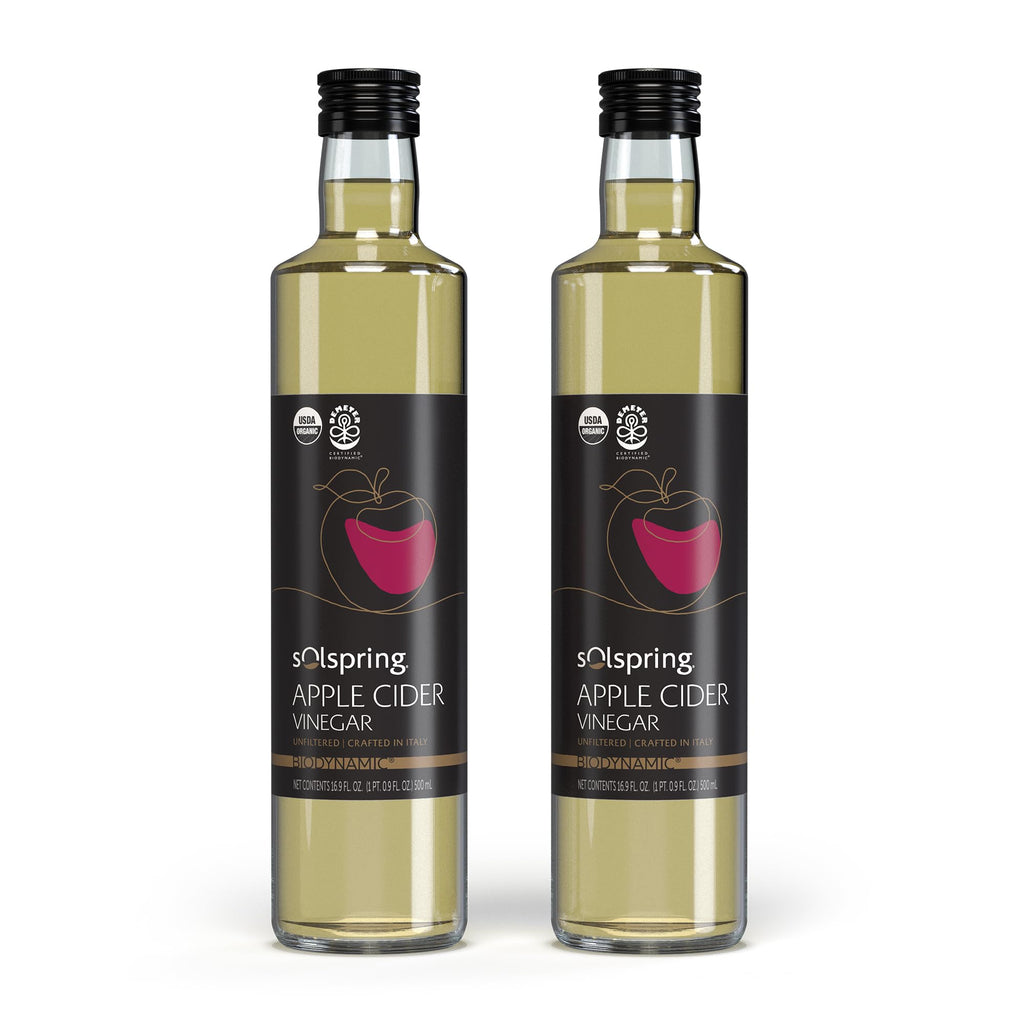 Dr. Mercola Solspring Biodynamic Organic Apple Cider Vinegar – 2 Pack