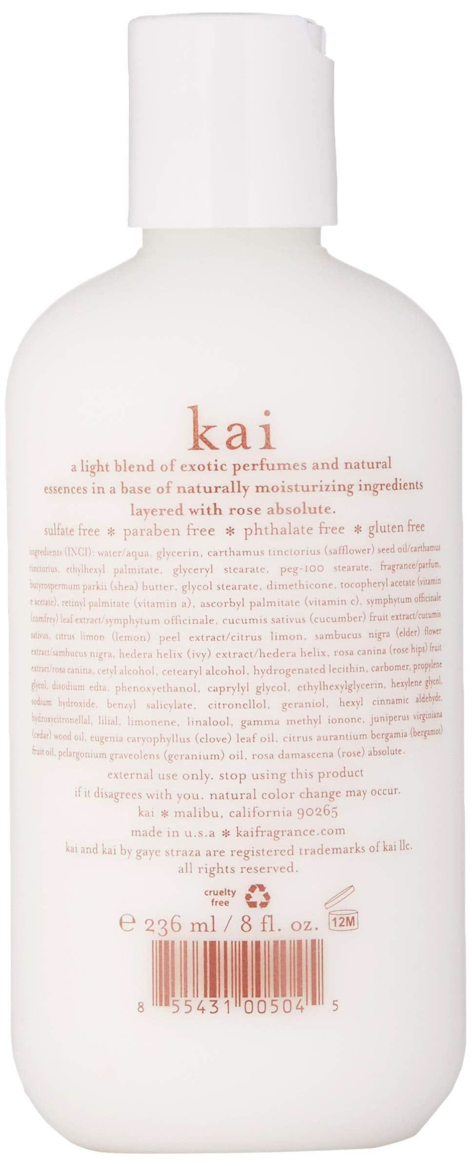 kai Body Lotion 8 oz - Rose