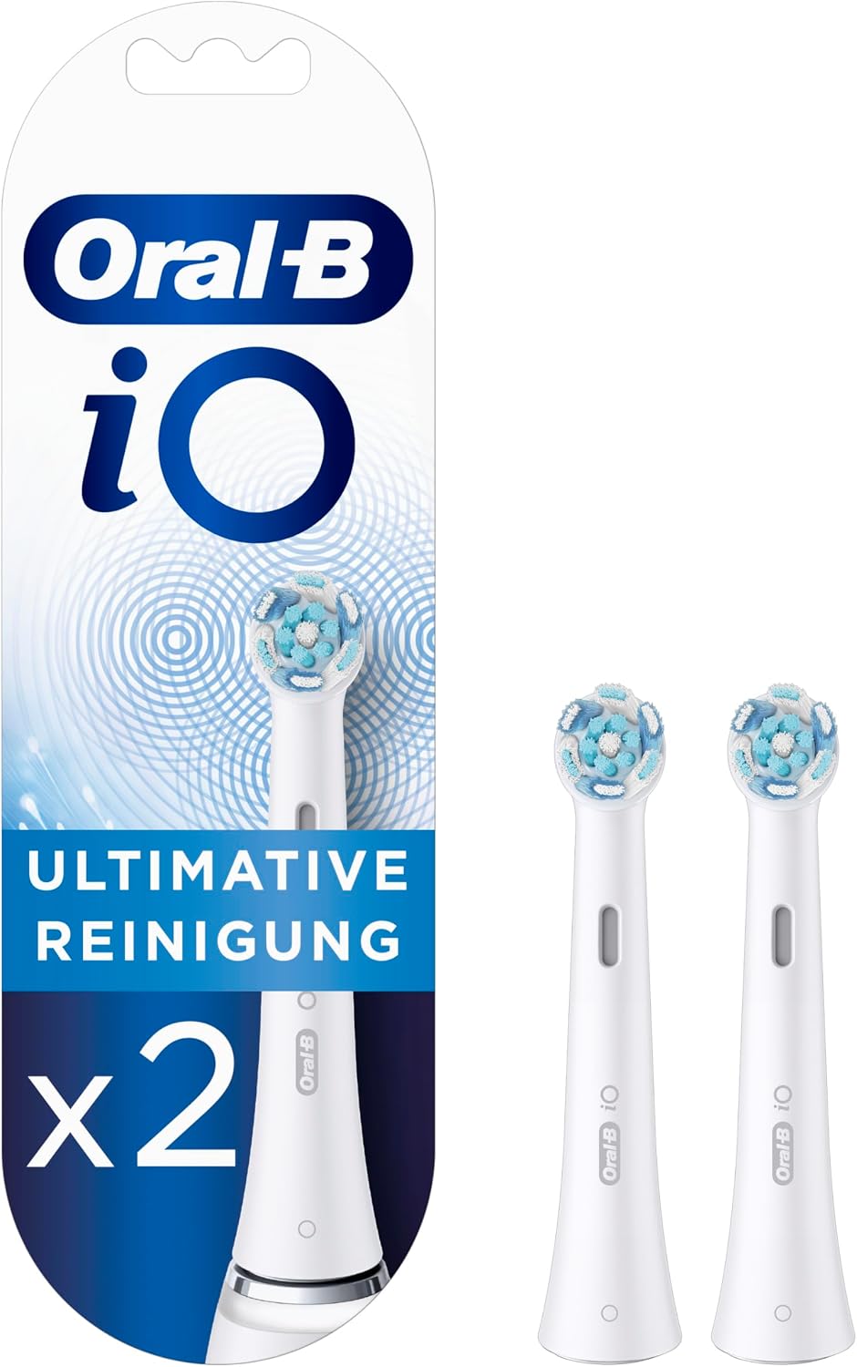 Oral-B iO Ultimate Clean Replacement Brush Heads, White, 4-Pack