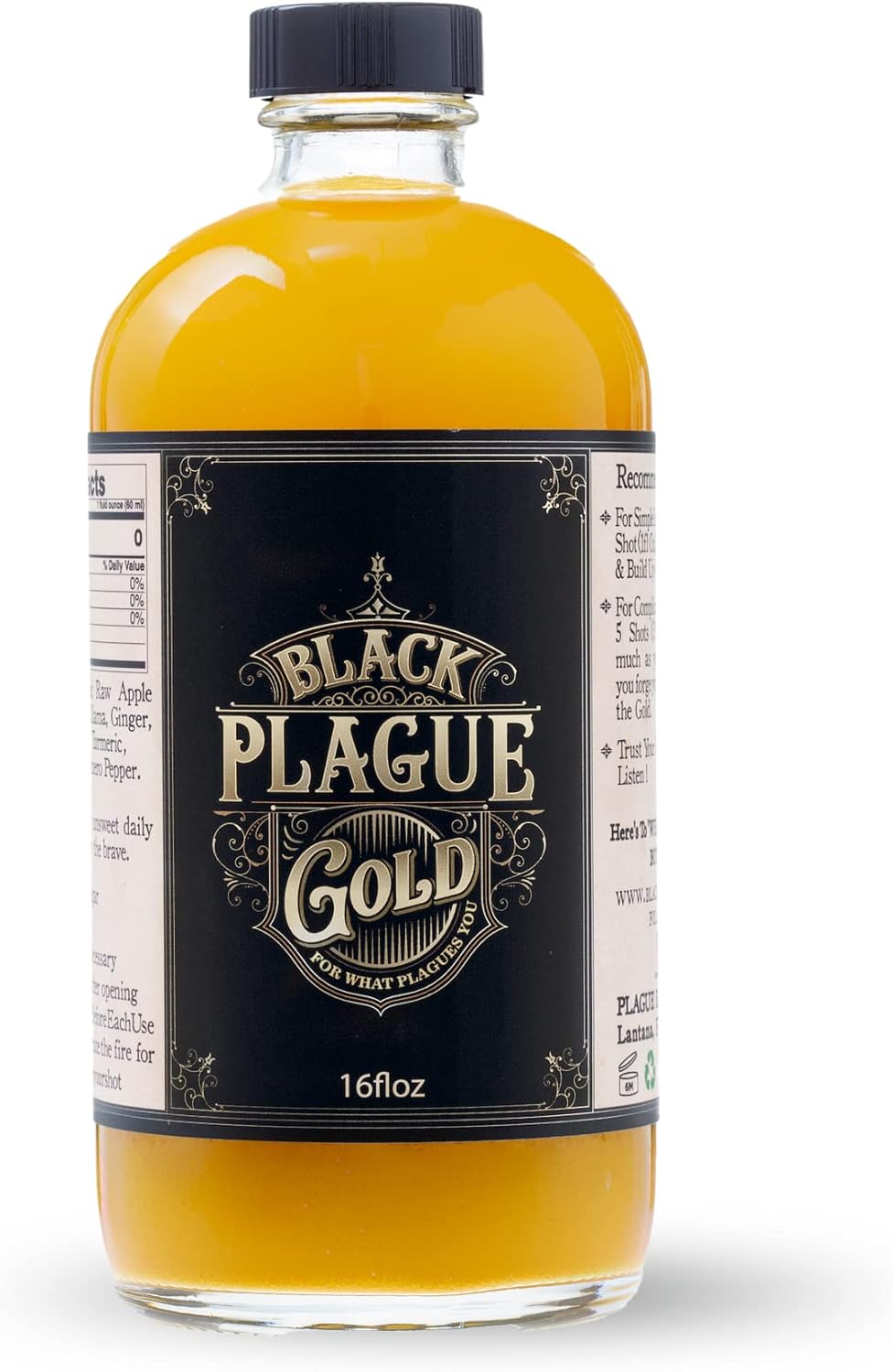 Black Plague Gold Fire Cider with the Mother – 16 oz