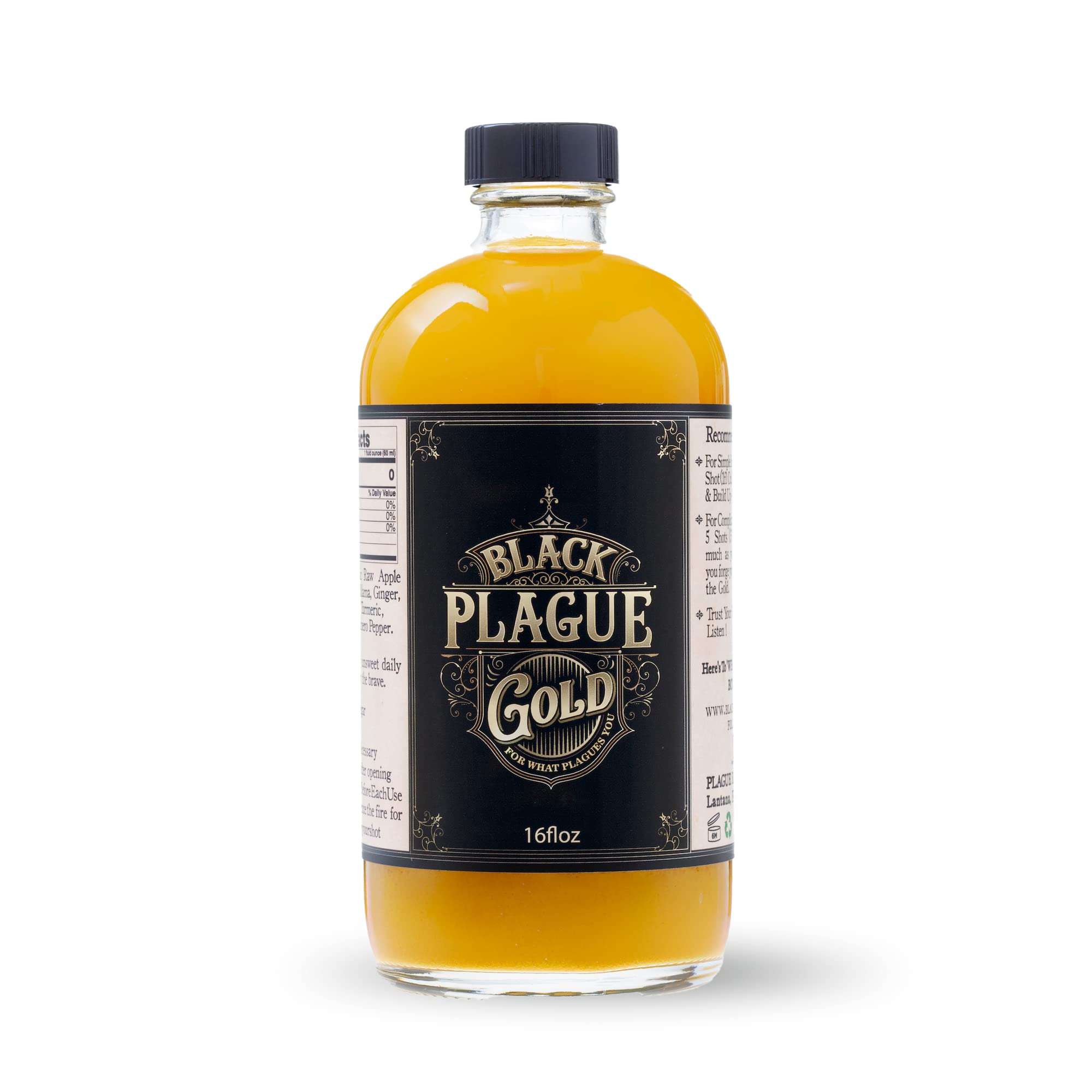Black Plague Gold Fire Cider with the Mother – 16 oz