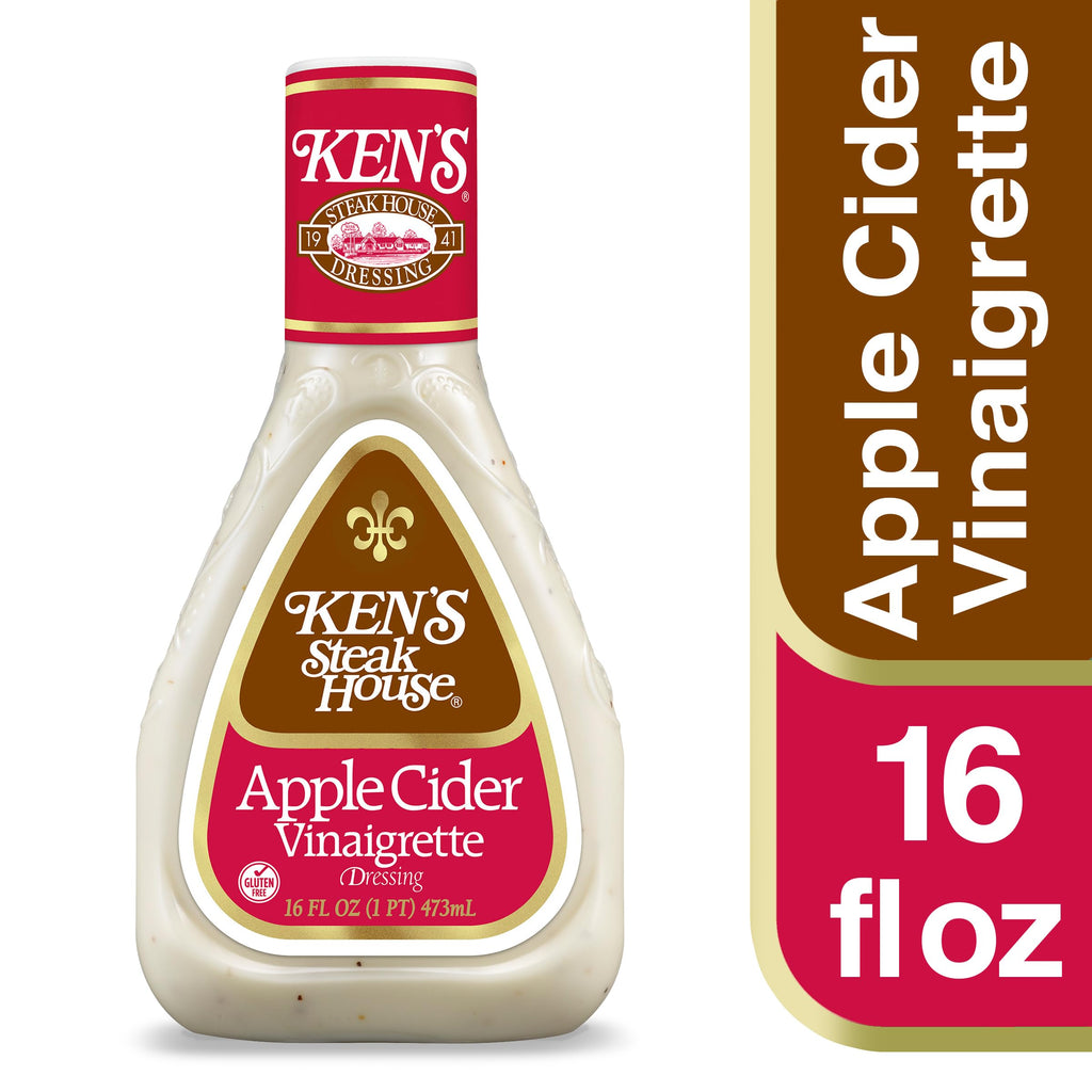 Ken’s Steak House Apple Cider Vinaigrette Dressing – 16 oz