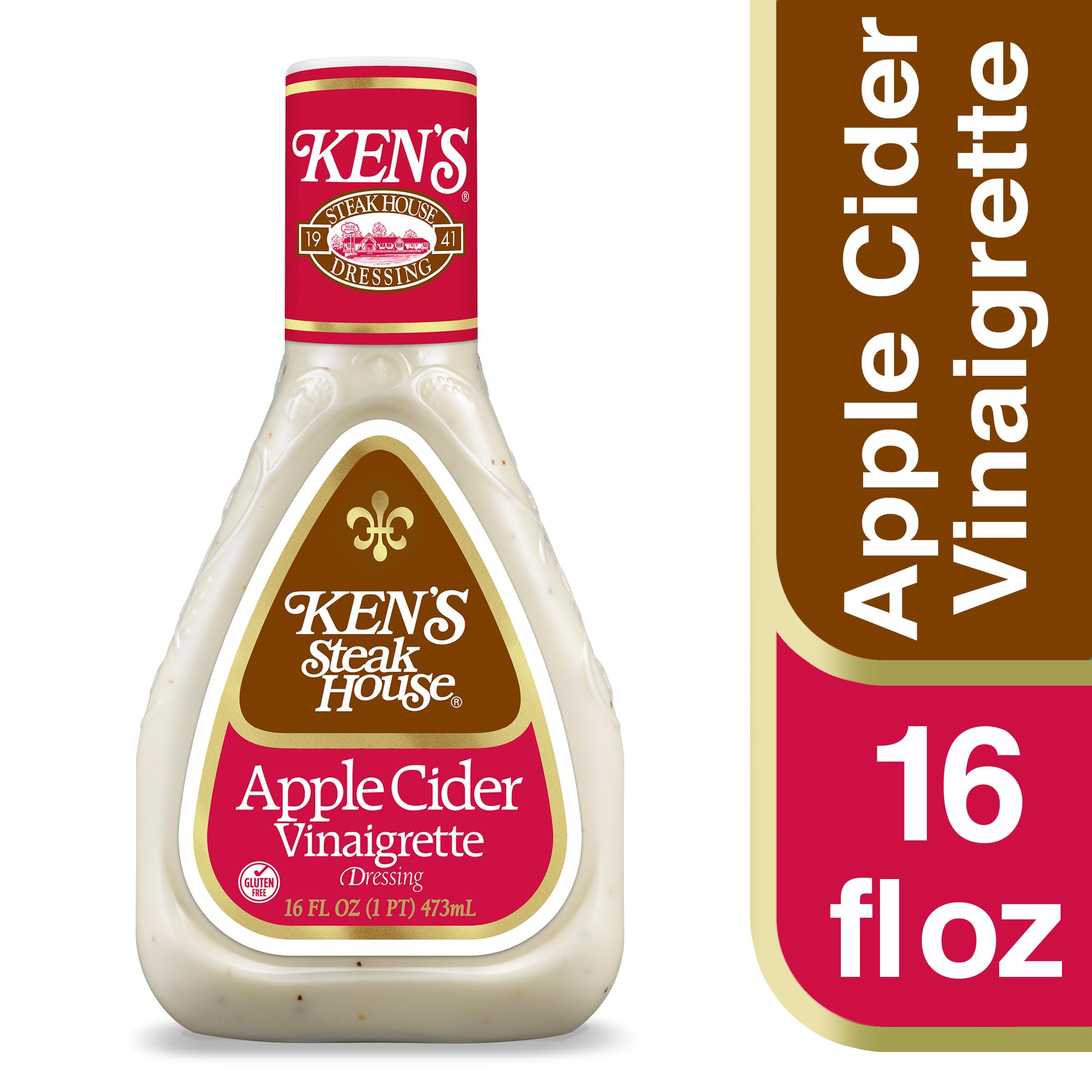 Ken’s Steak House Apple Cider Vinaigrette Dressing – 16 oz