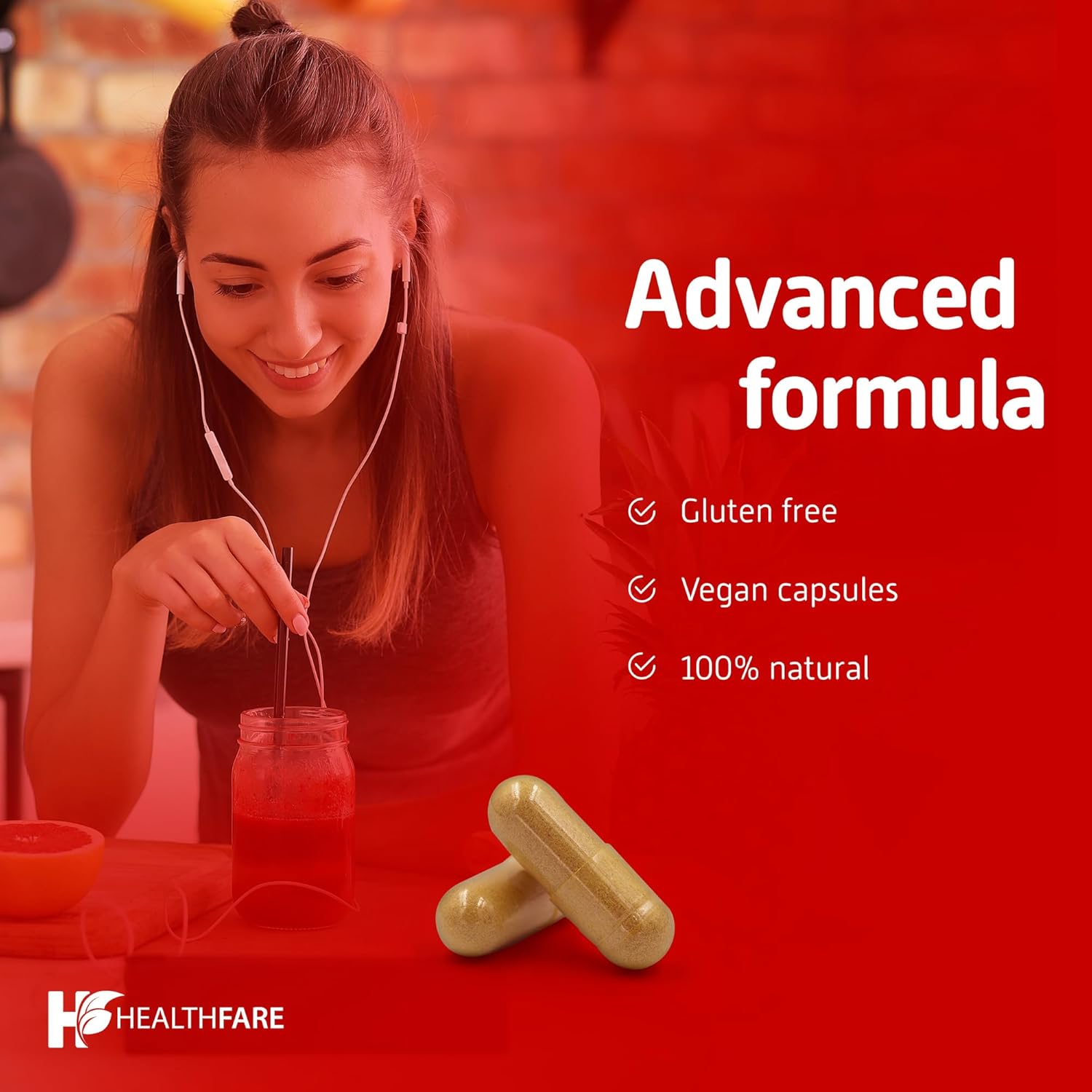 HealthFare Maximum Strength Apple Cider Vinegar Capsules – 3200 mg