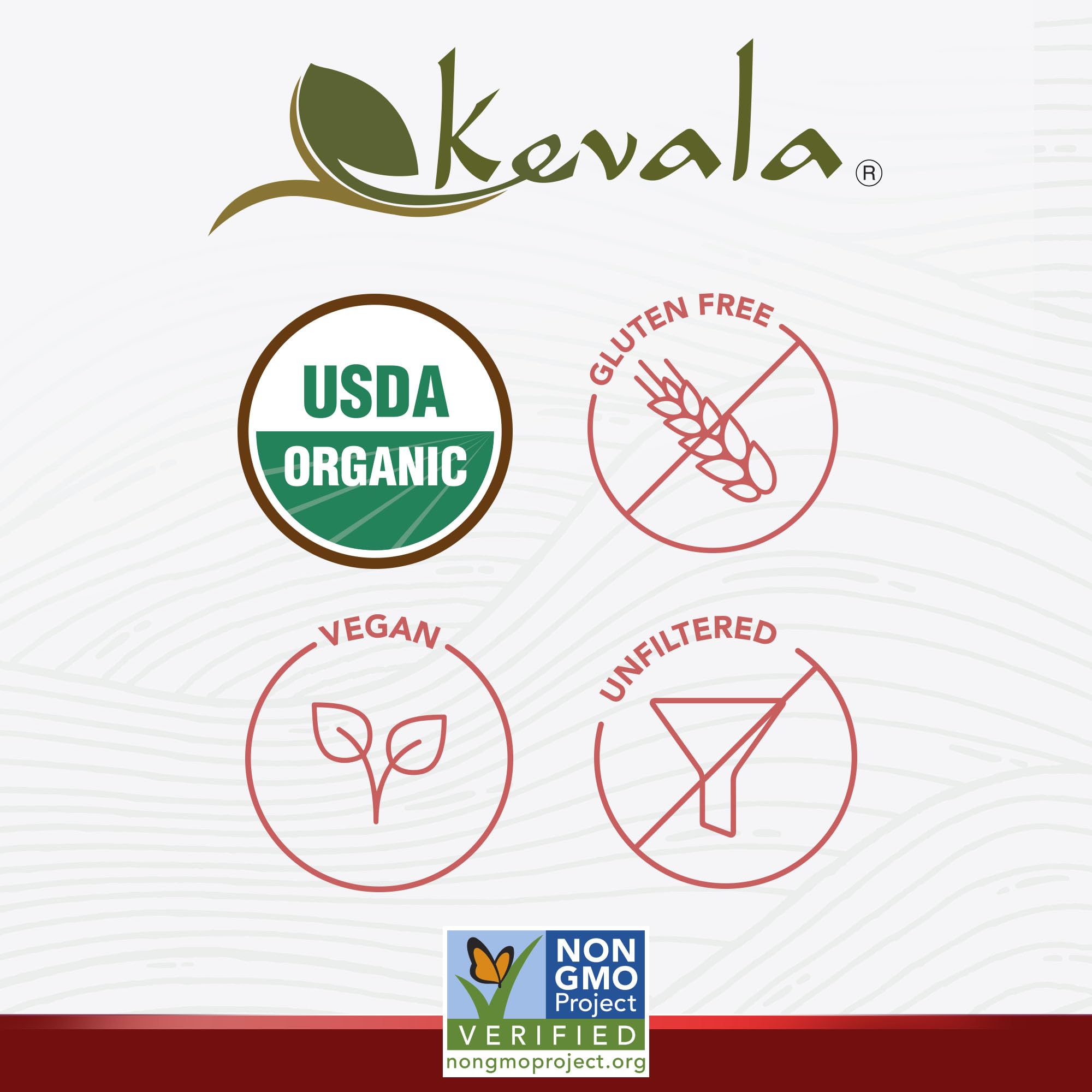 Kevala Organic Raw Apple Cider Vinegar with the Mother