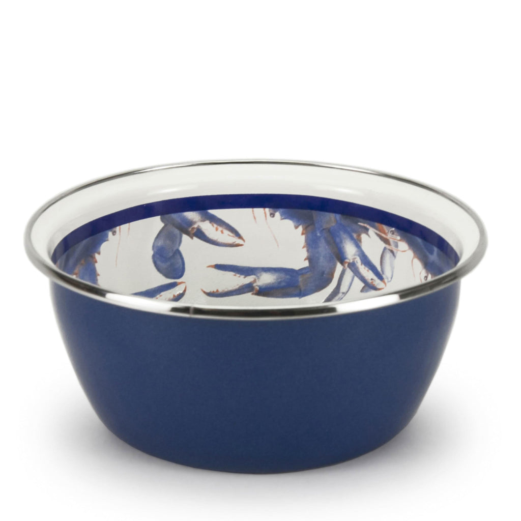 Golden Rabbit Enamelware Salad Bowls - Set of 4