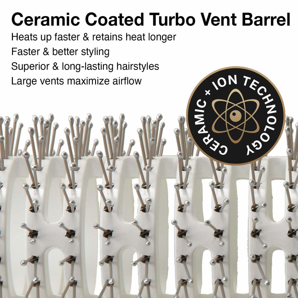 Olivia Garden Ceramic + Ion Turbo Vent Pro Collection 2 1/2" CITV-PROMD