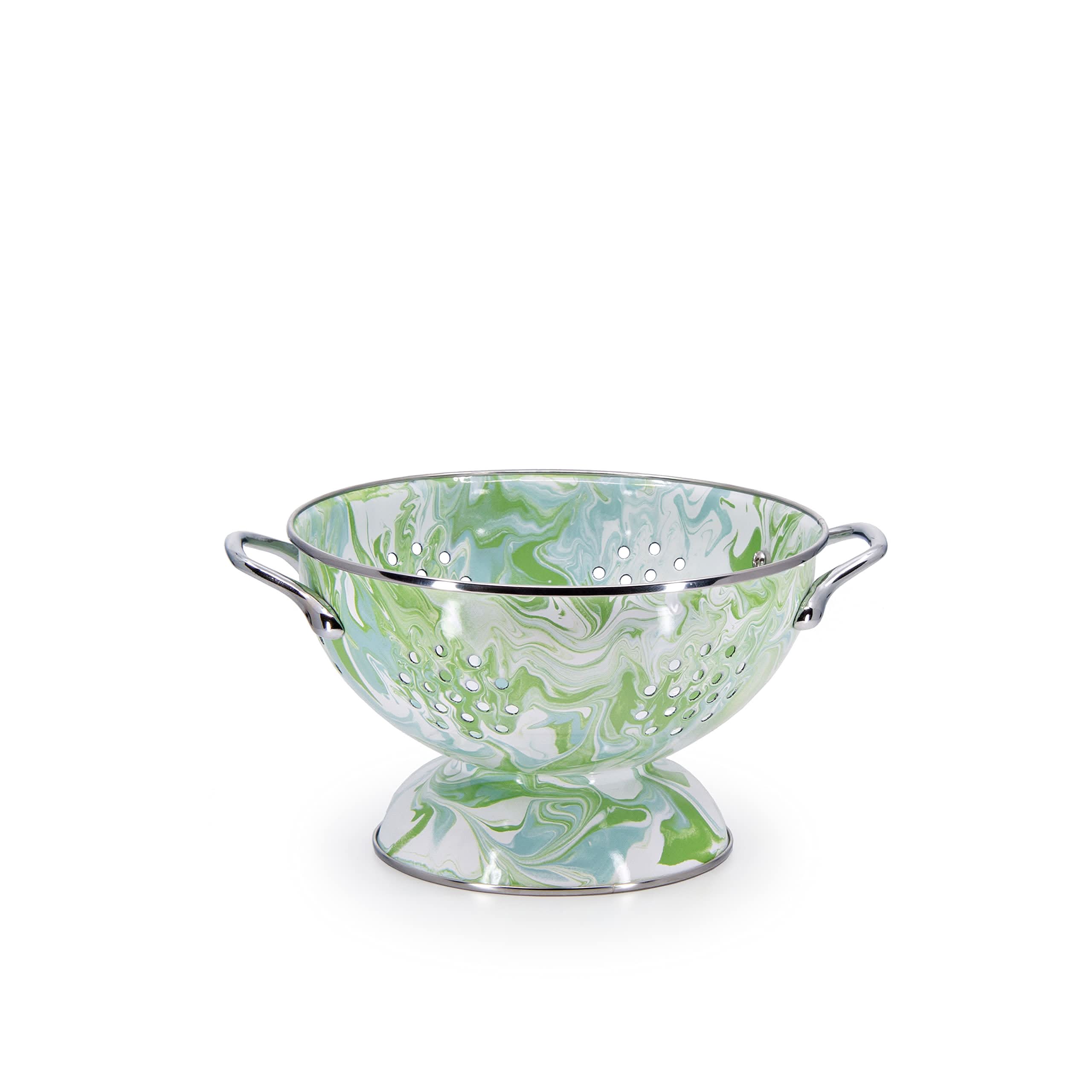 Golden Rabbit Enamelware Medium Colander 3 Quart