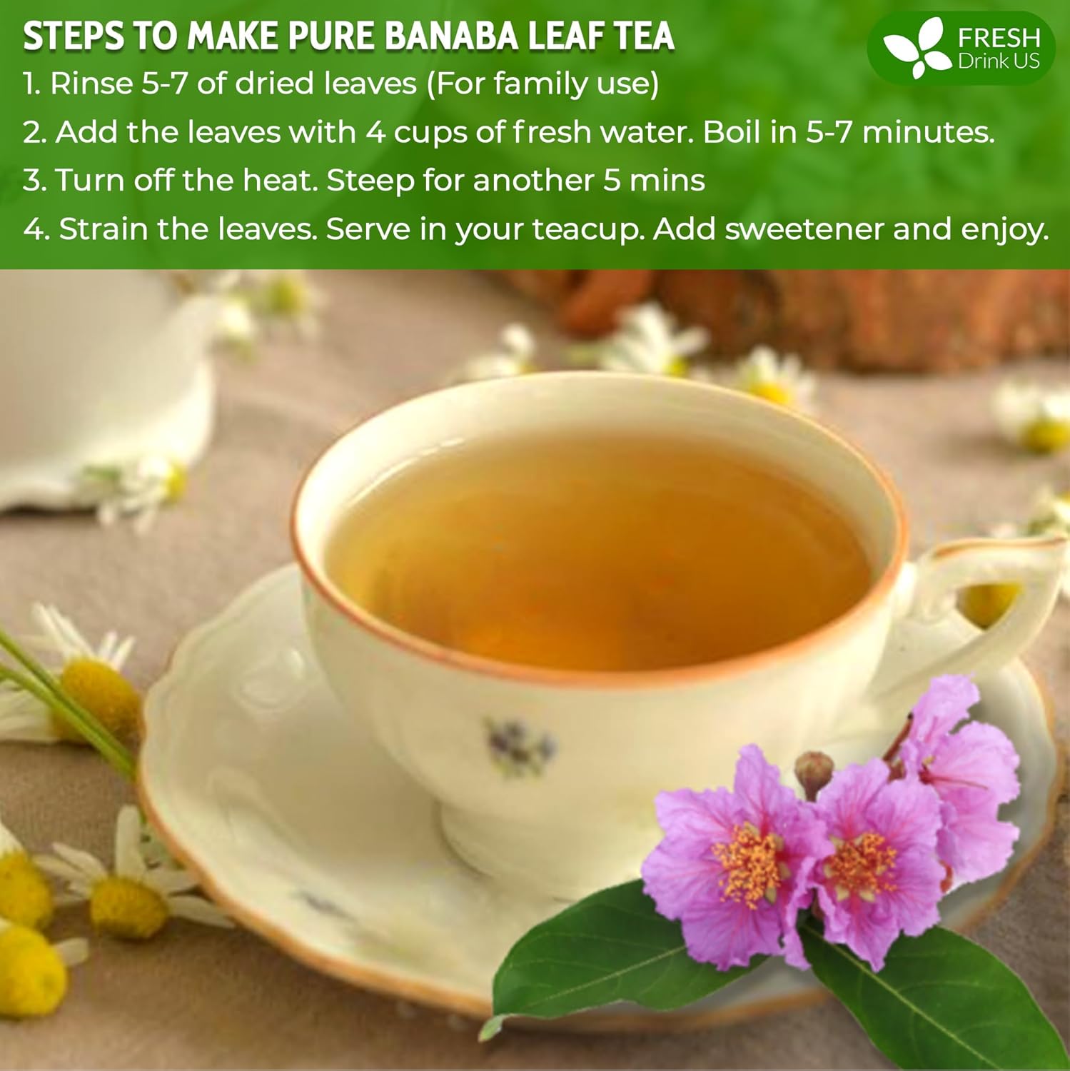Premium Banaba Dried Leaves