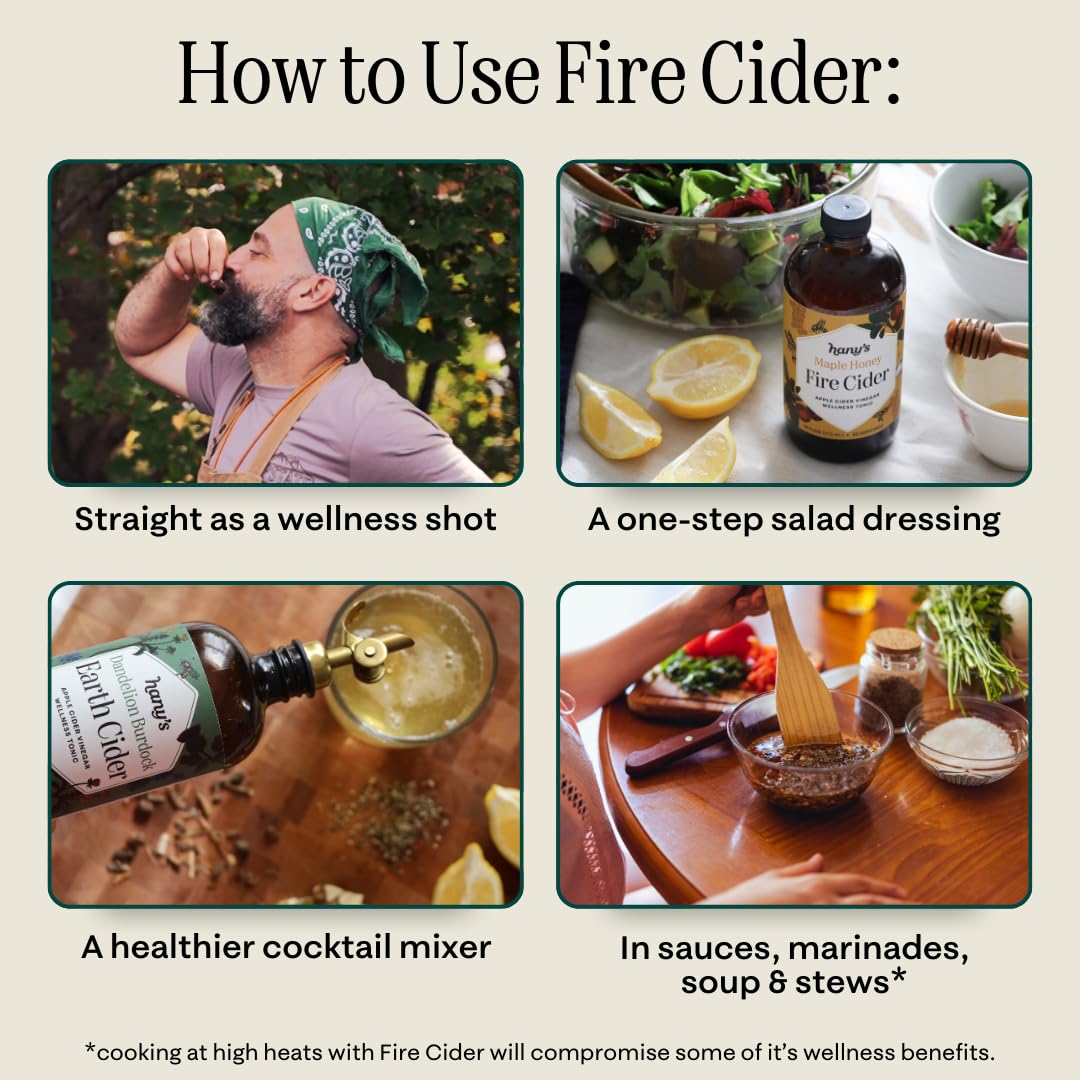 Hany’s Harvest Fire Cider – Small-Batch Apple Cider Vinegar Wellness Tonic