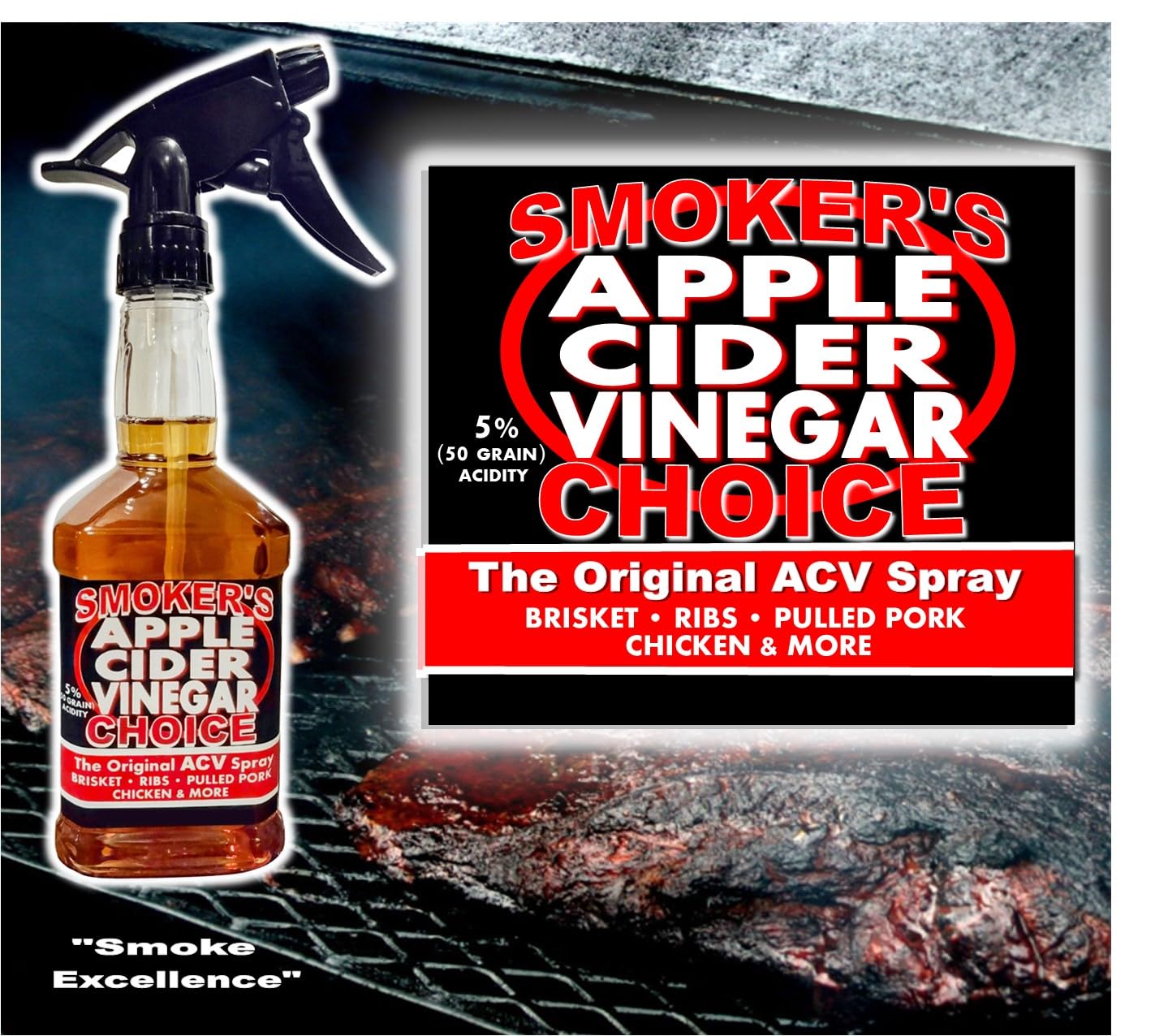 Smoker’s Choice Apple Cider Vinegar BBQ Spray – 20 oz