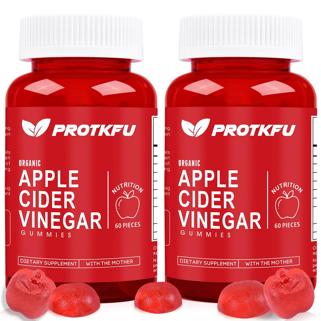 ProTKFU Apple Cider Vinegar Gummies with the Mother – 1,000 mg