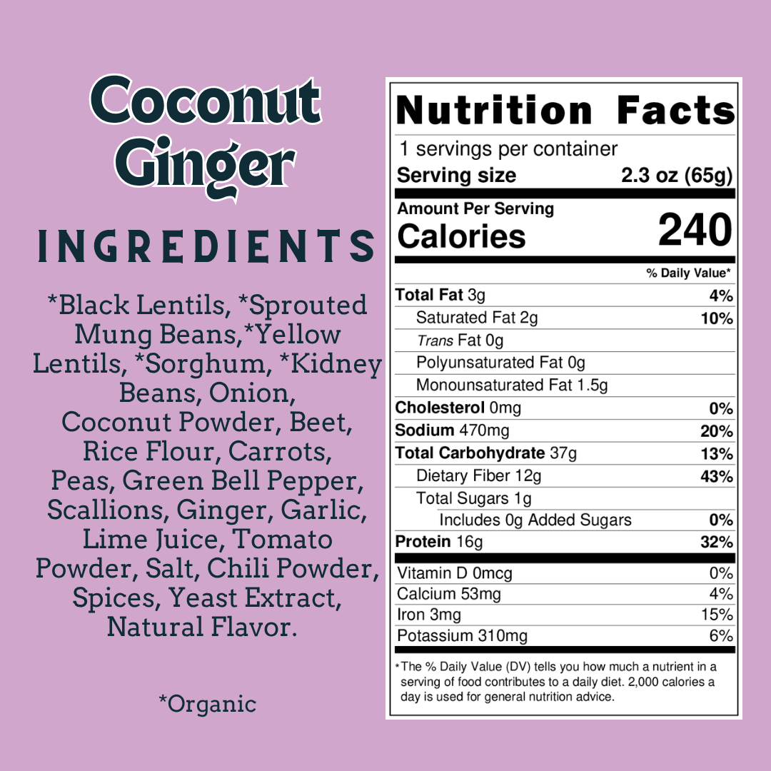 Coconut & Ginger - Sprouted Power Bowl (6 Pack)
