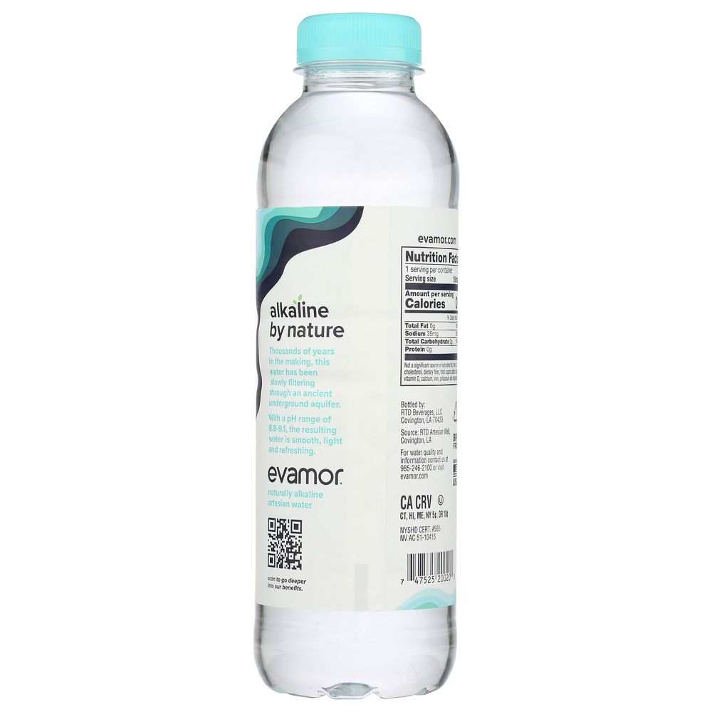 EVAMOR: Natural Artesian Water, 20 fo