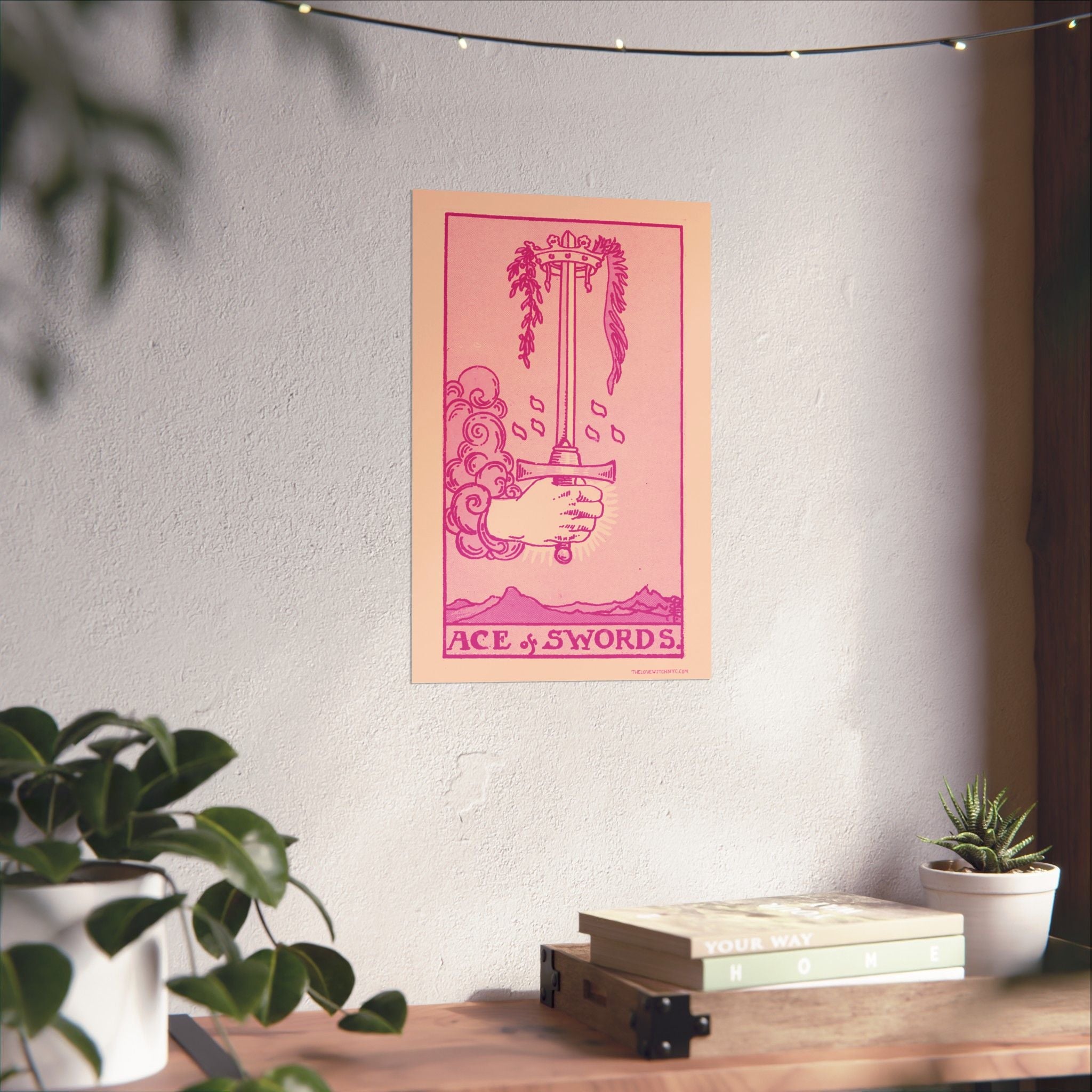 Ace of Swords Tarot Card Poster by The Love Witch