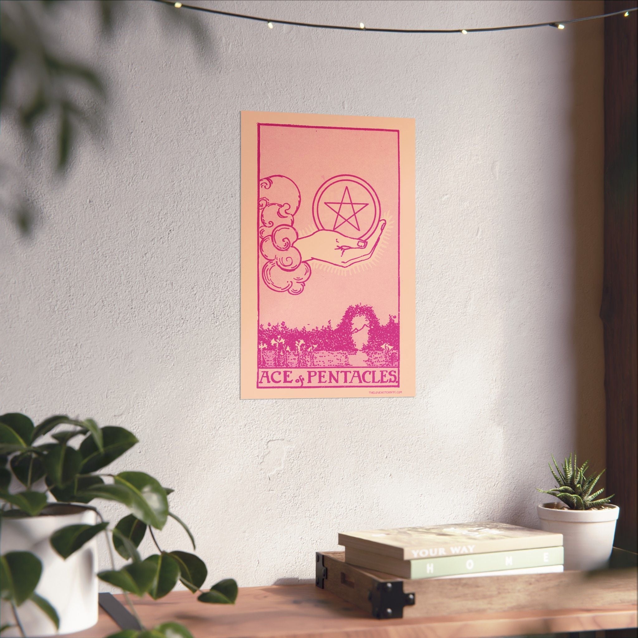 Ace of Pentacles Tarot Card Poster by The Love Witch