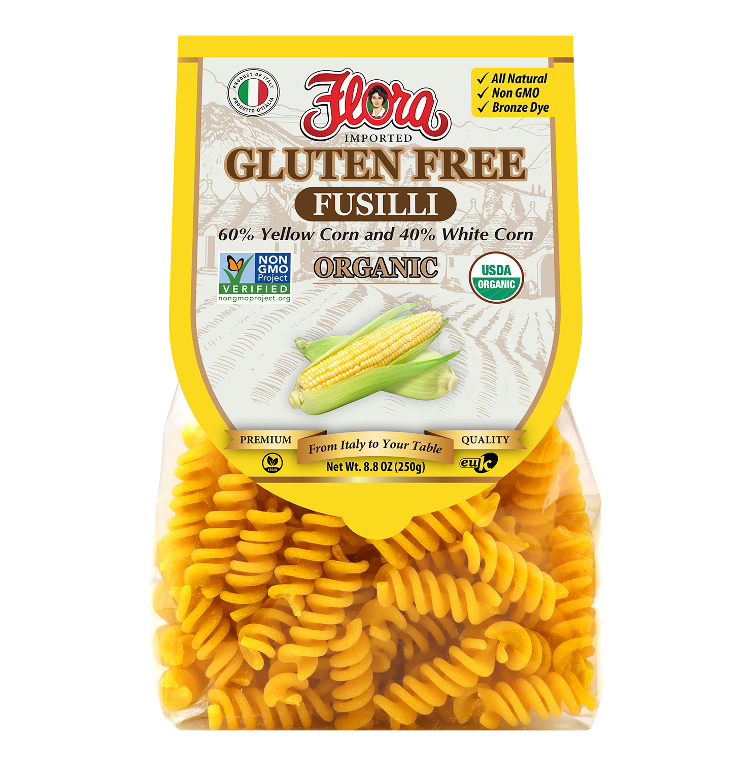 Gluten Free Fusilli Pasta - Organic - 8.8 oz