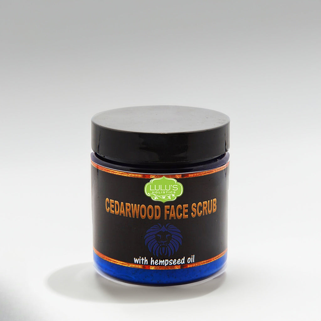 Cedarwood Face Scrub – Exfoliating Cleanser for Men