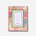 HAND-MARBLED PICTURE FRAME