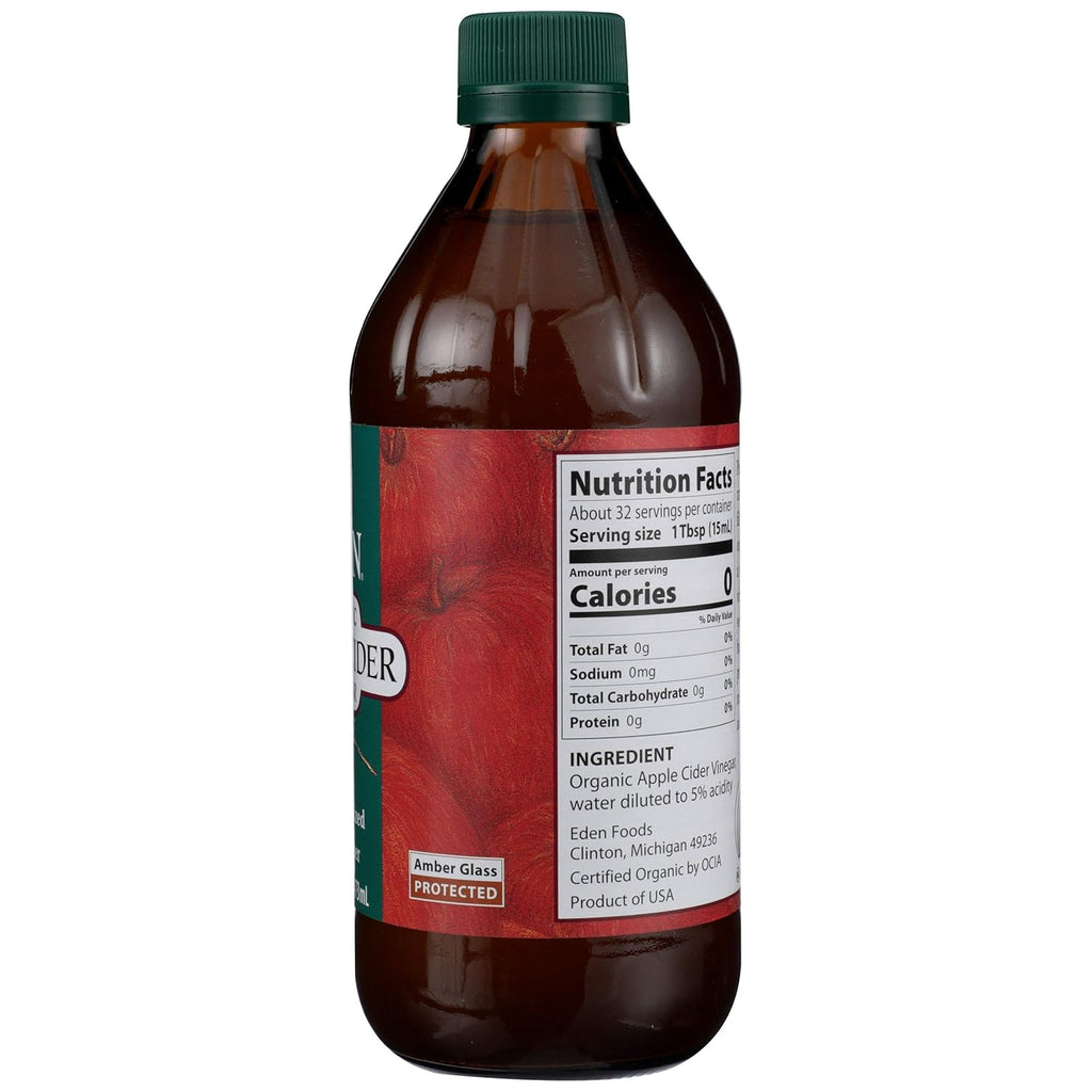 Eden Organic Apple Cider Vinegar With The Mother – 16 oz
