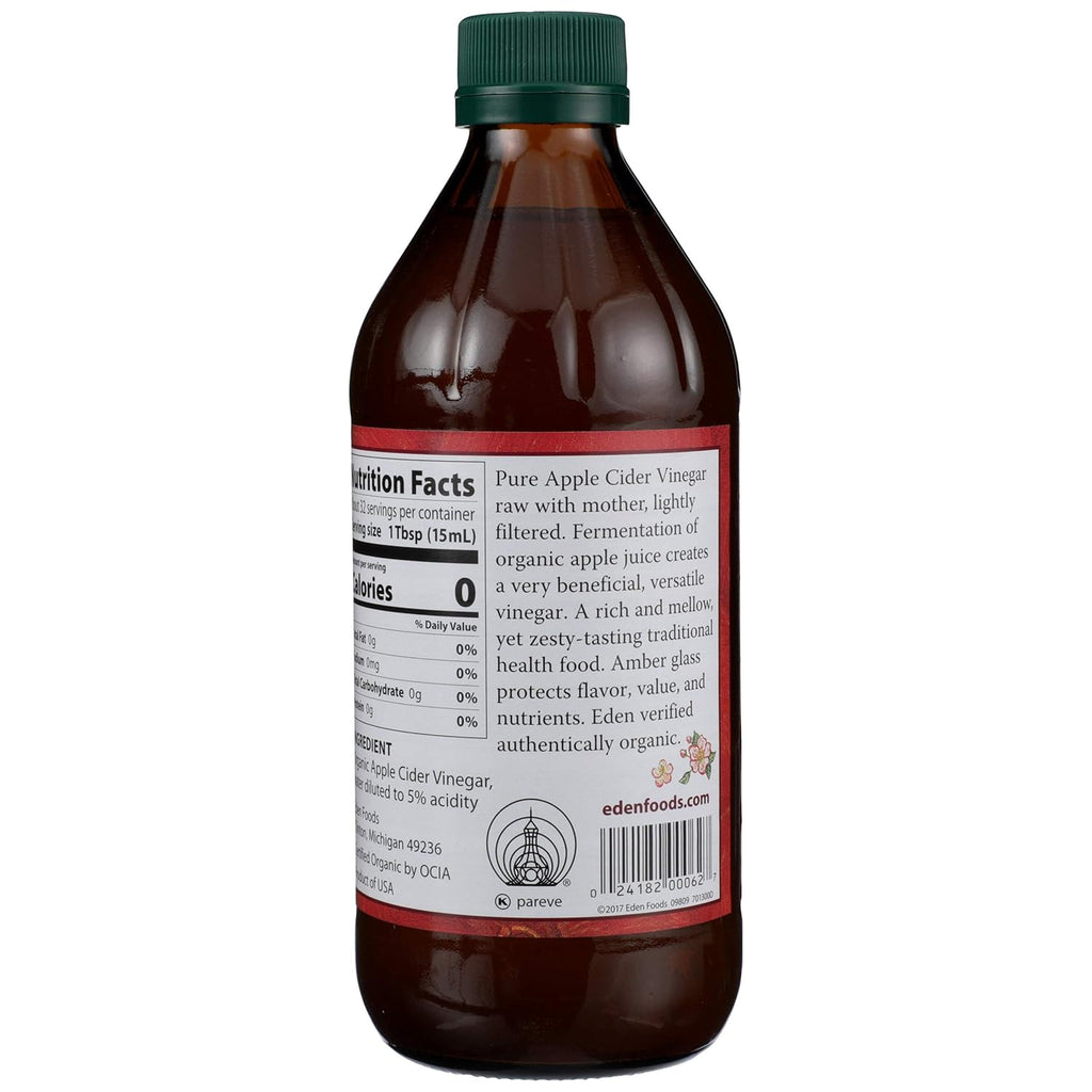 Eden Organic Apple Cider Vinegar With The Mother – 16 oz