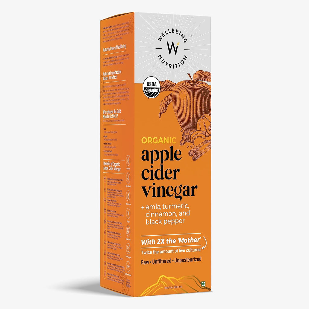 Wellbeing Nutrition Himalayan Apple Cider Vinegar with 2X Mother – 500 mL