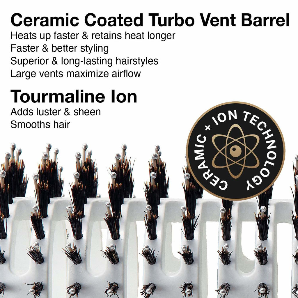 Olivia Garden Ceramic + Ion Turbo Vent Combo - CITV-COGD (3 1/4")