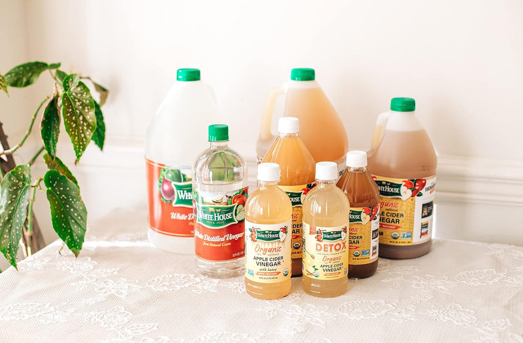 White House Organic Apple Cider Vinegar Shots with the Mother – 2 oz Bottles, 24 Pack