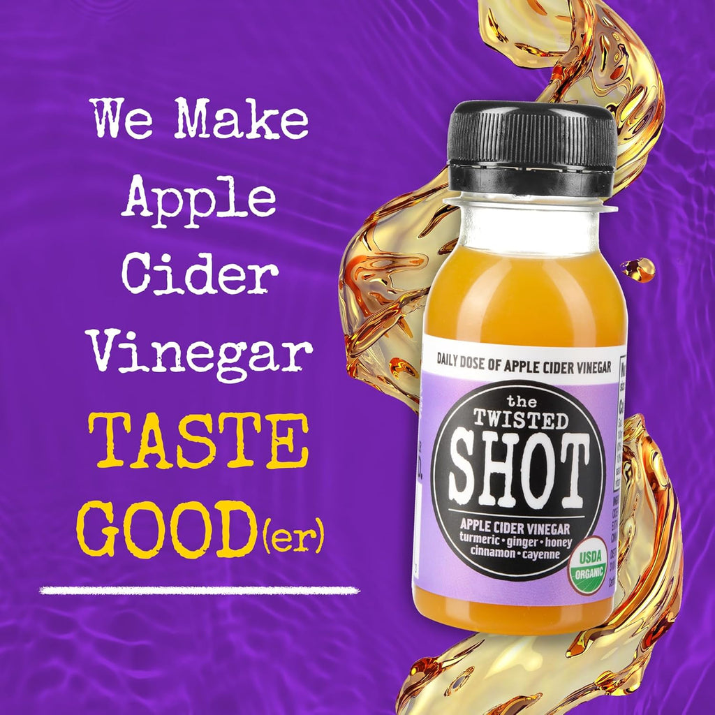 The Twisted Shot Organic Apple Cider Vinegar Wellness Shots
