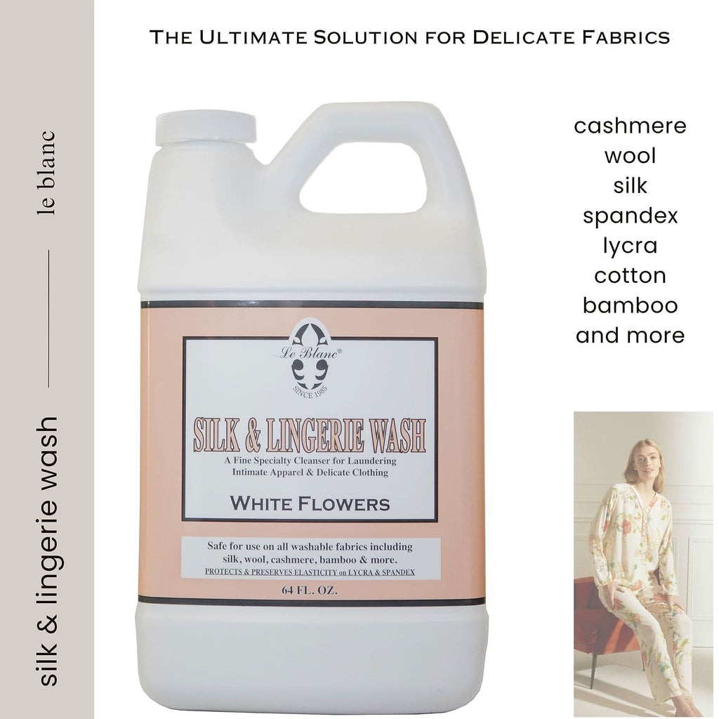 Le Blanc White Flowers Silk & Lingerie Wash 64 oz