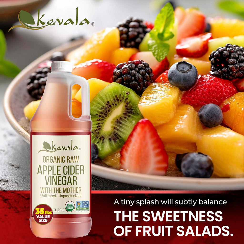 Kevala Organic Raw Apple Cider Vinegar with the Mother