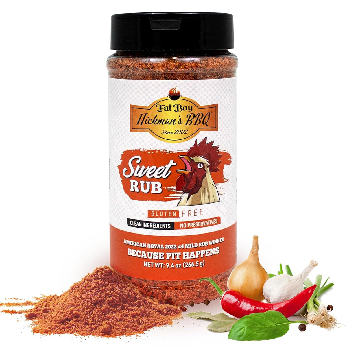 Sweet Natural Gluten Free BBQ Rub 9 oz