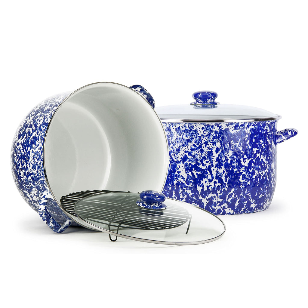 Golden Rabbit Enamelware 18 qt Stock Pot