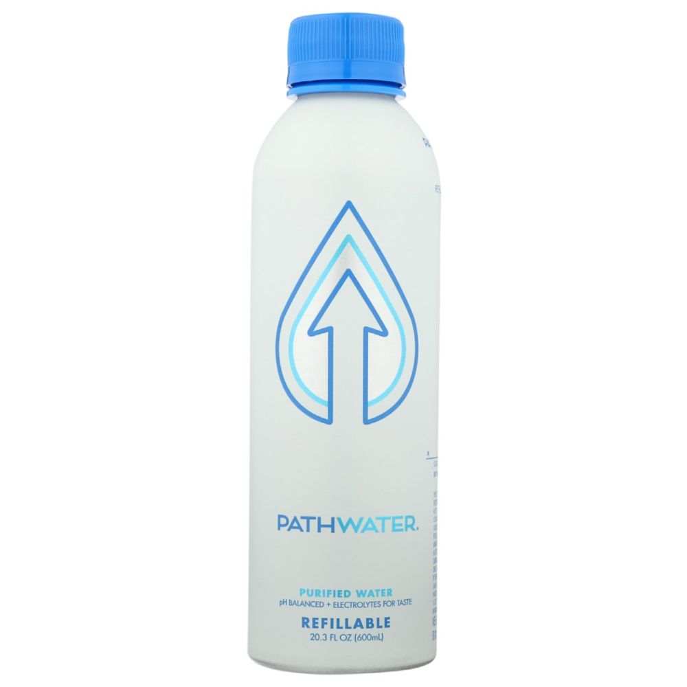 PATHWATER: Purified Water Aluminum Bottle, 20.3 oz