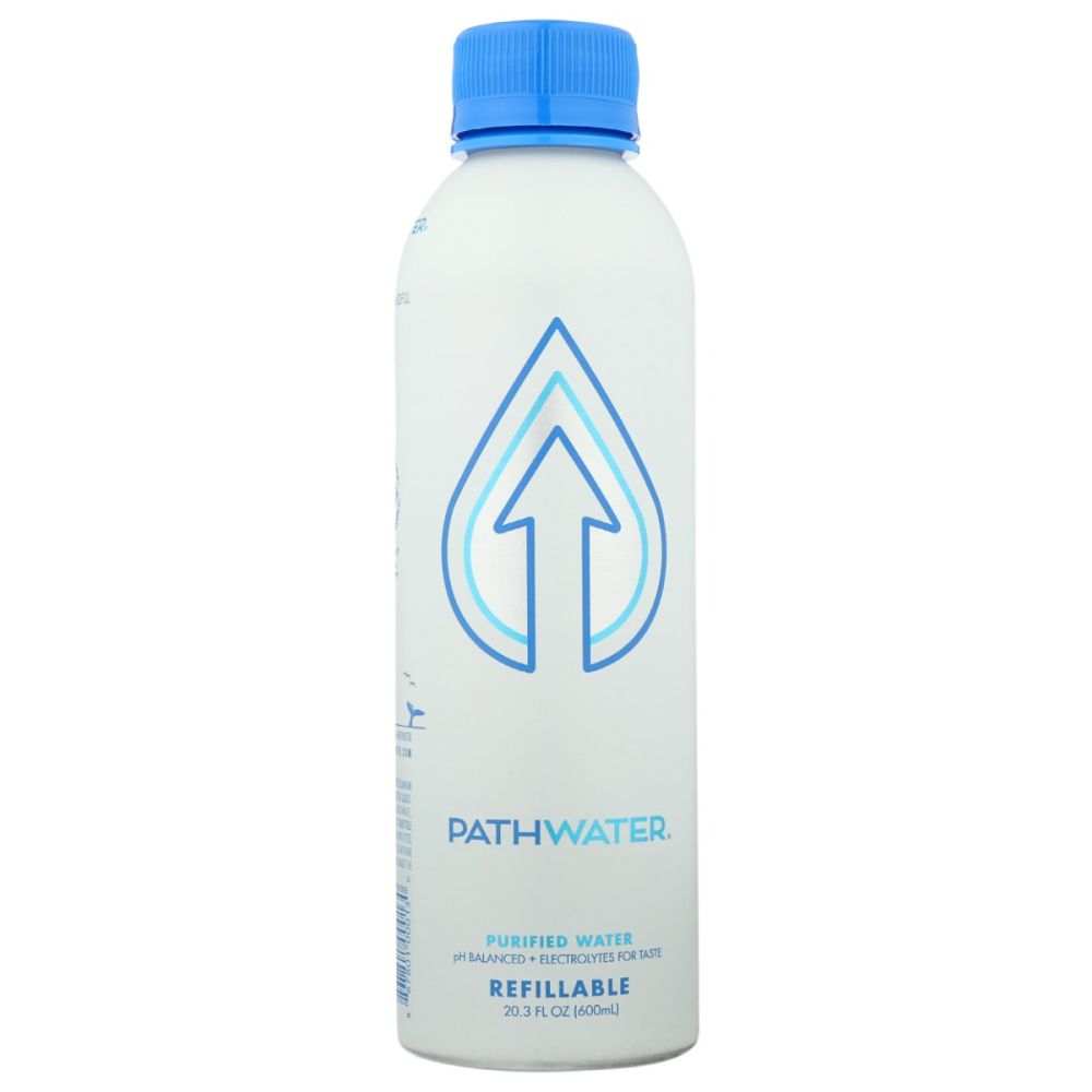 PATHWATER: Purified Water Aluminum Bottle, 20.3 oz