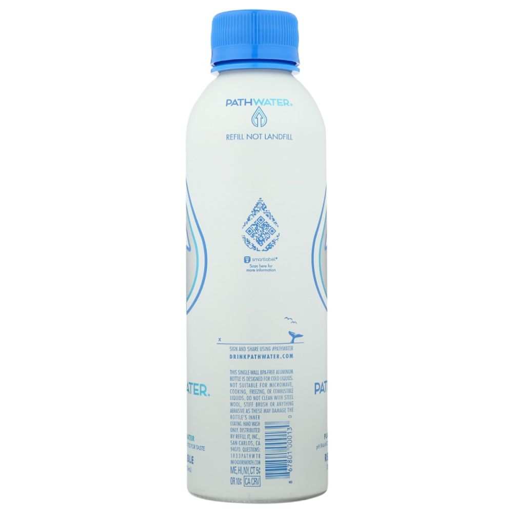 PATHWATER: Purified Water Aluminum Bottle, 20.3 oz