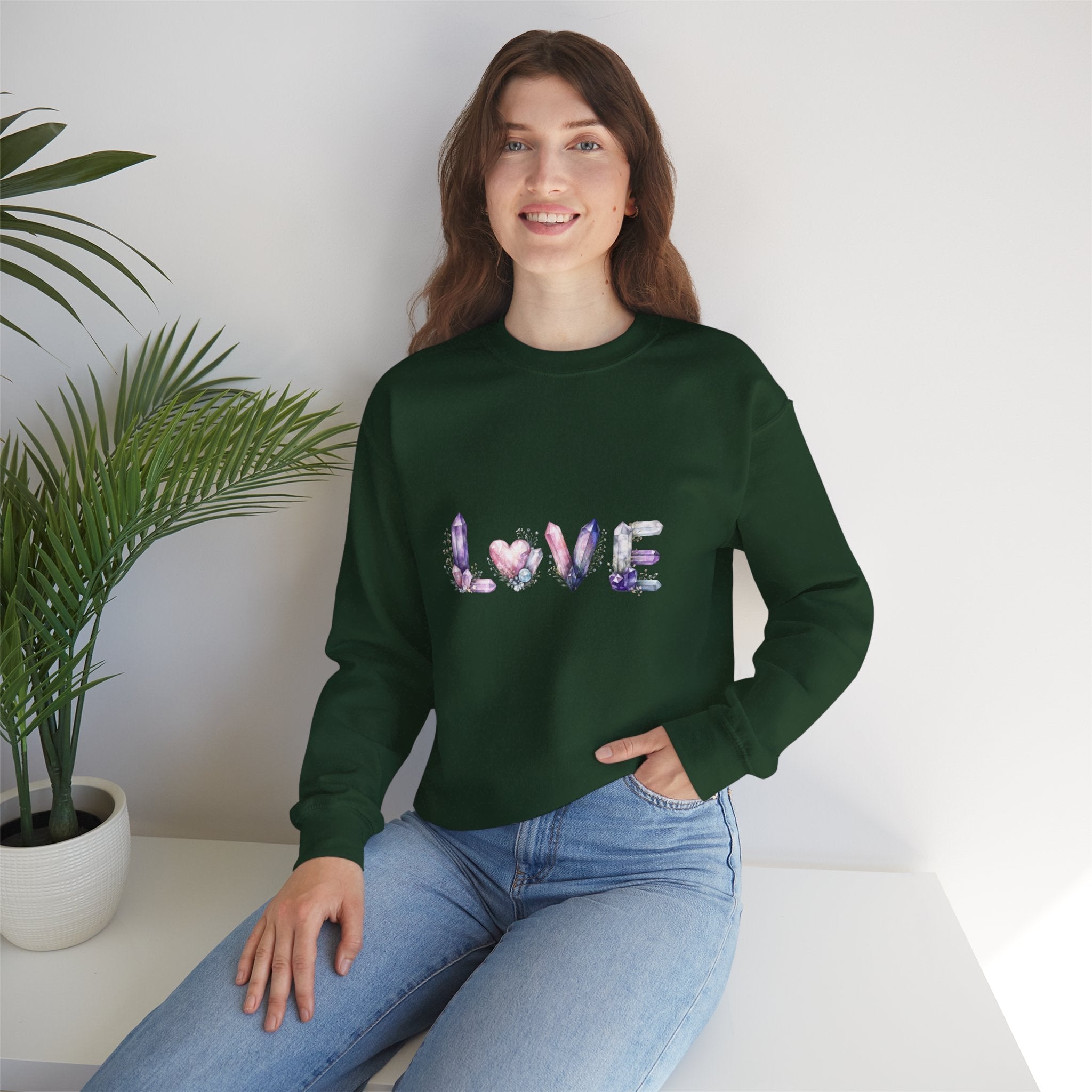 LOVE Crystal Letter Design
