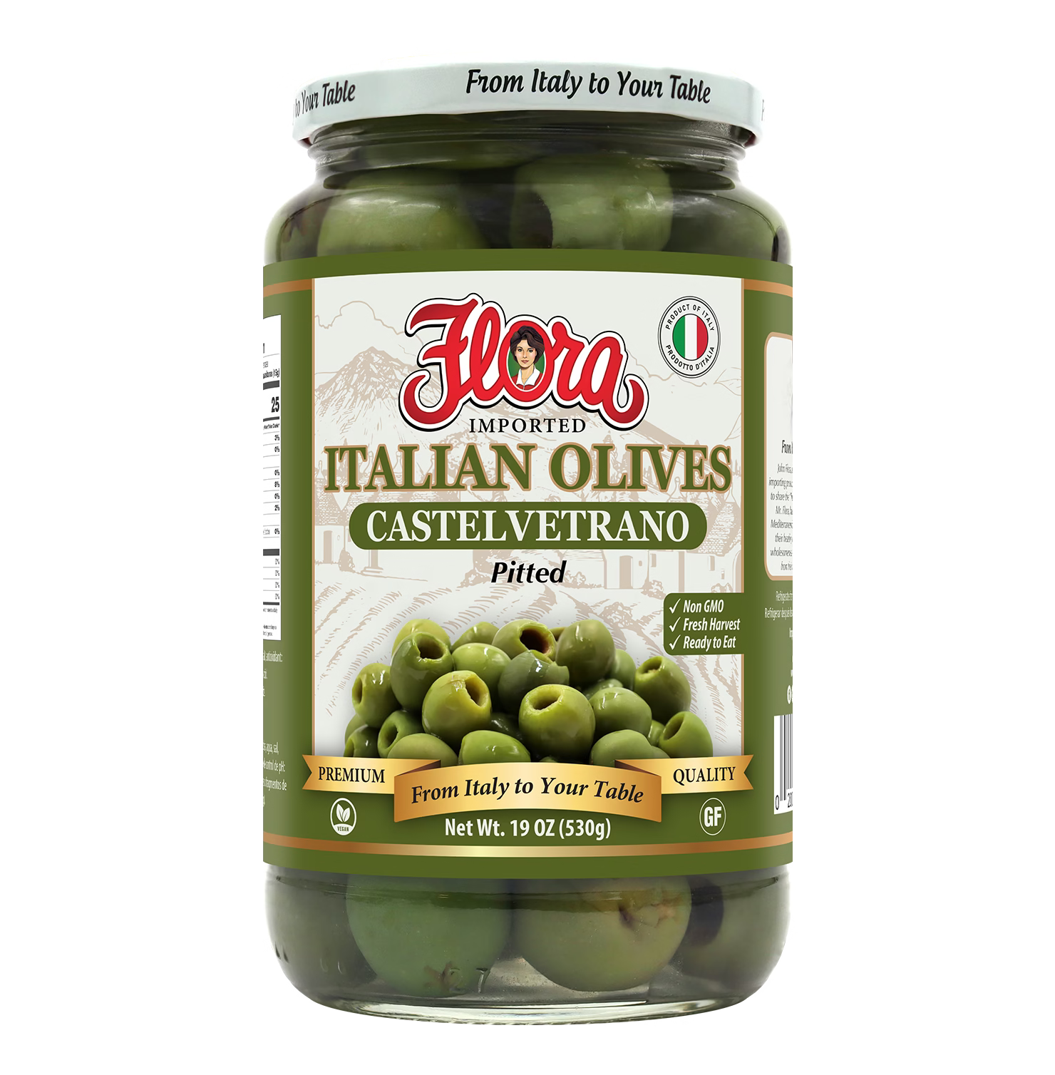 Castelvetrano Olives - Pitted - 19 oz