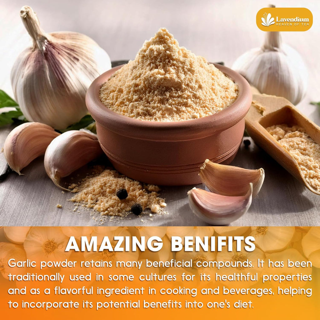 Premium Garlic Powder, 100% Natural and Pure from Garlic, Rich Flavor, Perfect for Cooking & Seasoning