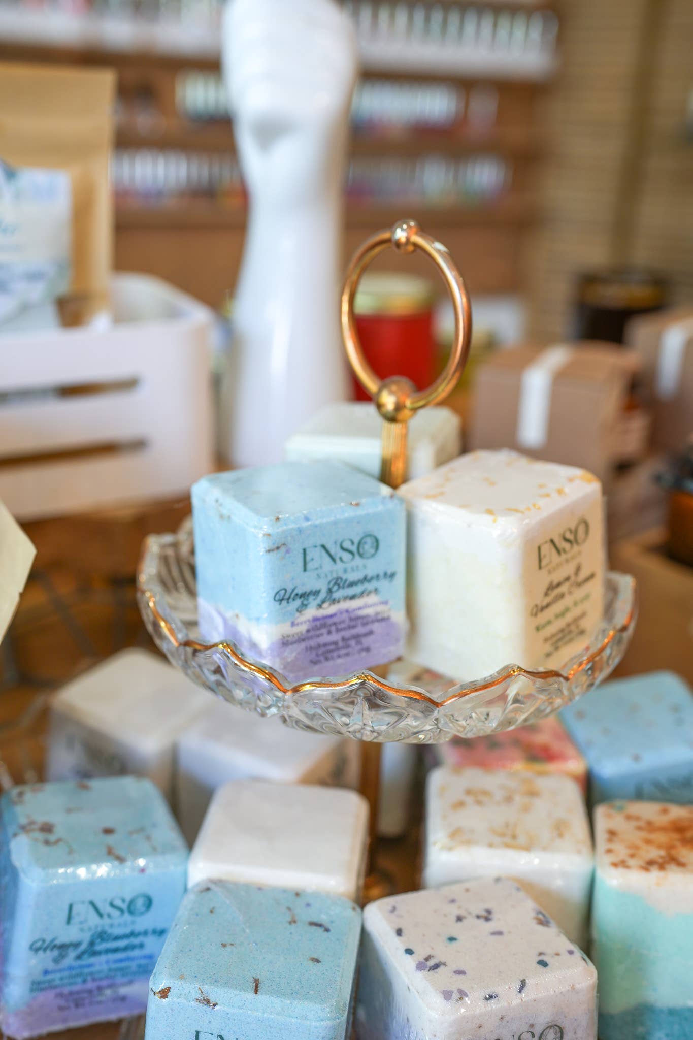Jumbo Square Hydrating Botanical Gradient Bathbombs 6oz 170g
