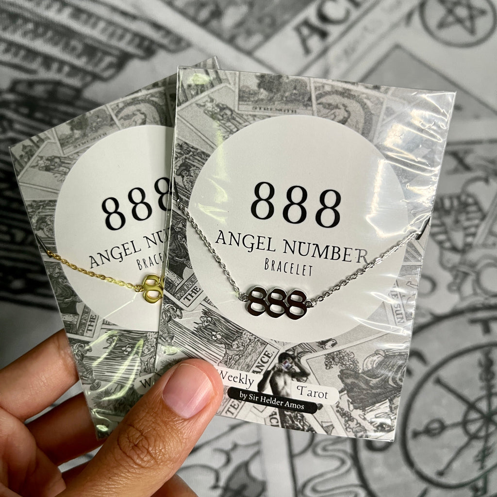 888 Angel Number ~ Stainless Steel Bracelet