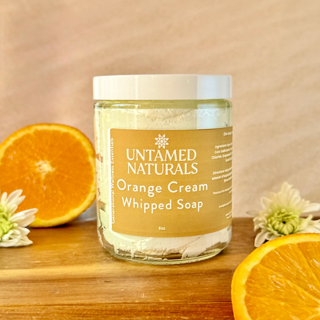 🍊 Orange Cream Whipped Soap: A Lush, Dreamy Cleanse