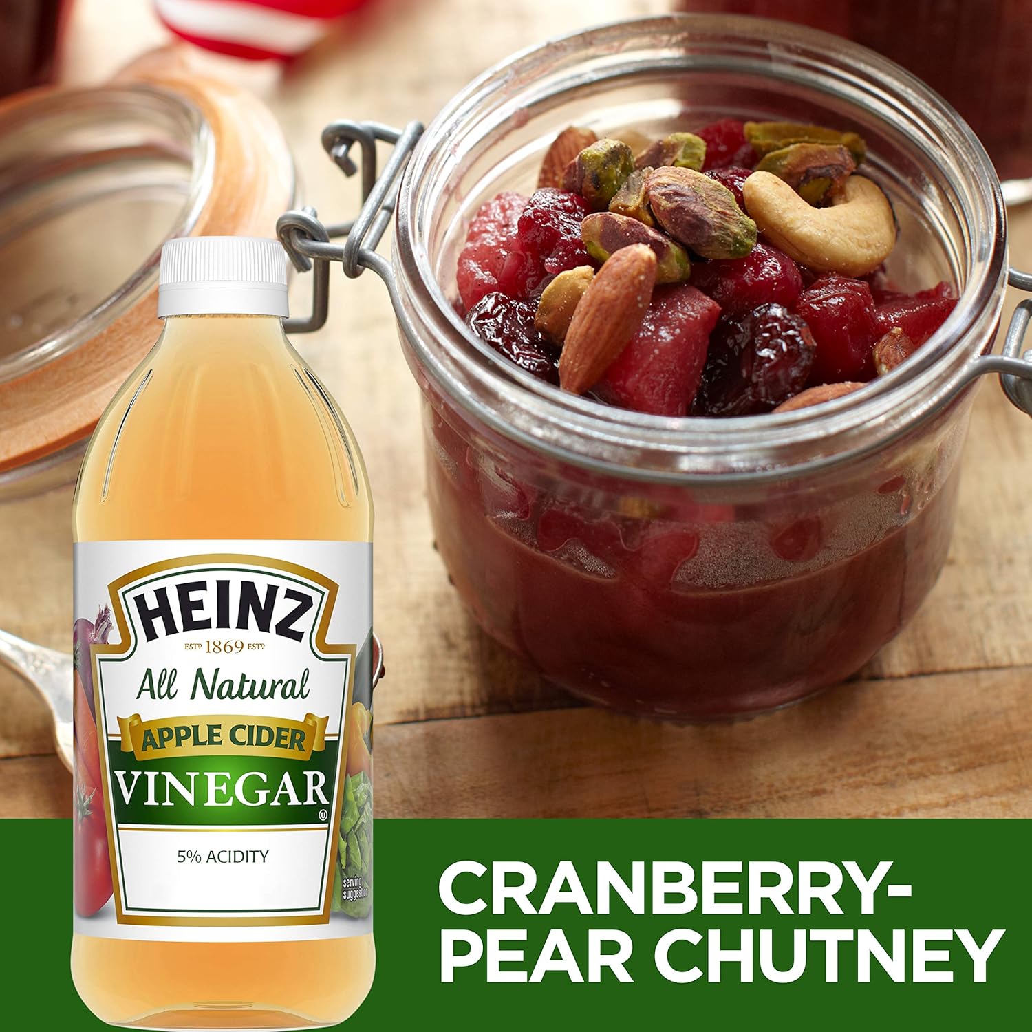 Heinz All Natural Apple Cider Vinegar, 16 fl oz
