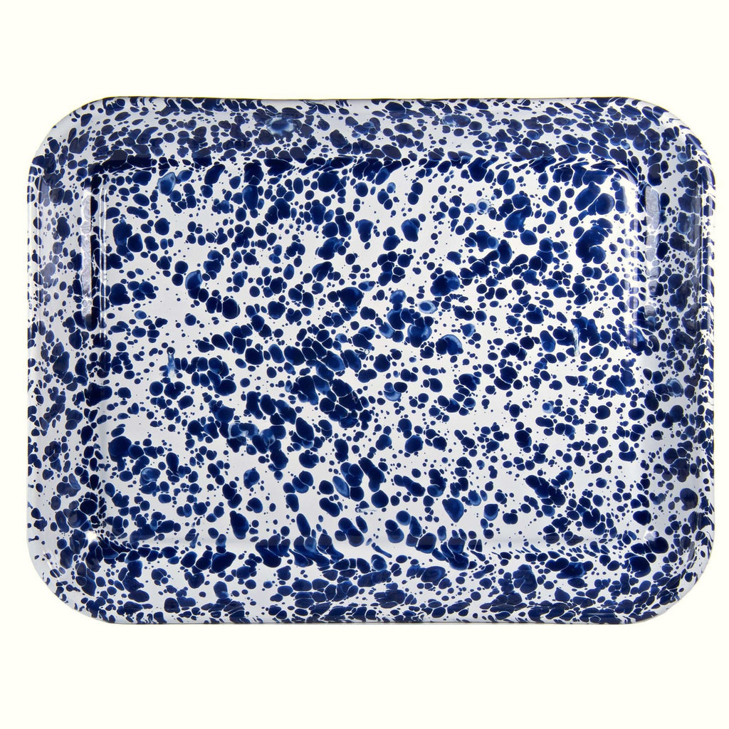 Golden Rabbit Enamelware Quarter Sheet Trays - Set of 2