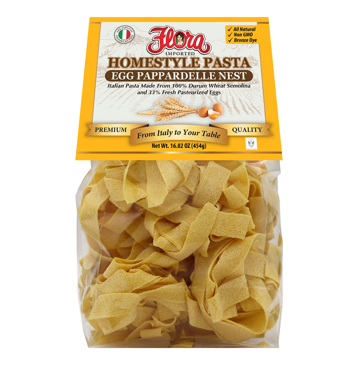 Homestyle Egg Pappardelle Pasta Nest - 16.02 oz