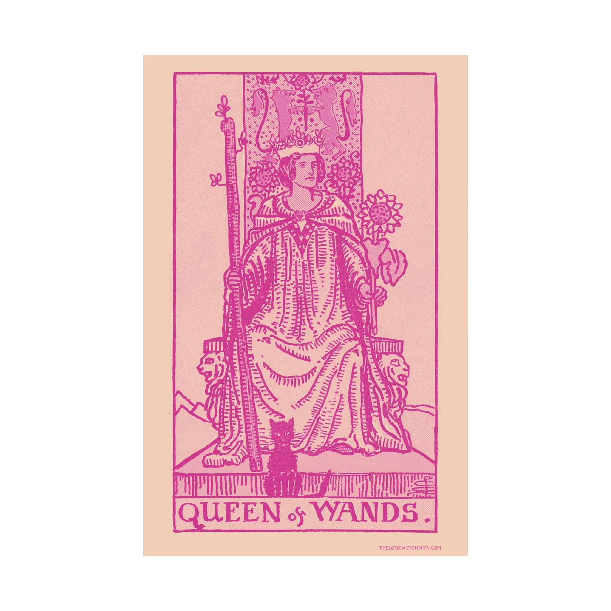 Queen of Wands Tarot Card Poster by The Love Witch
