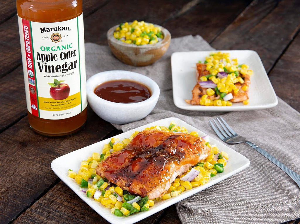 Marukan Organic Raw Apple Cider Vinegar with the Mother – 24 oz