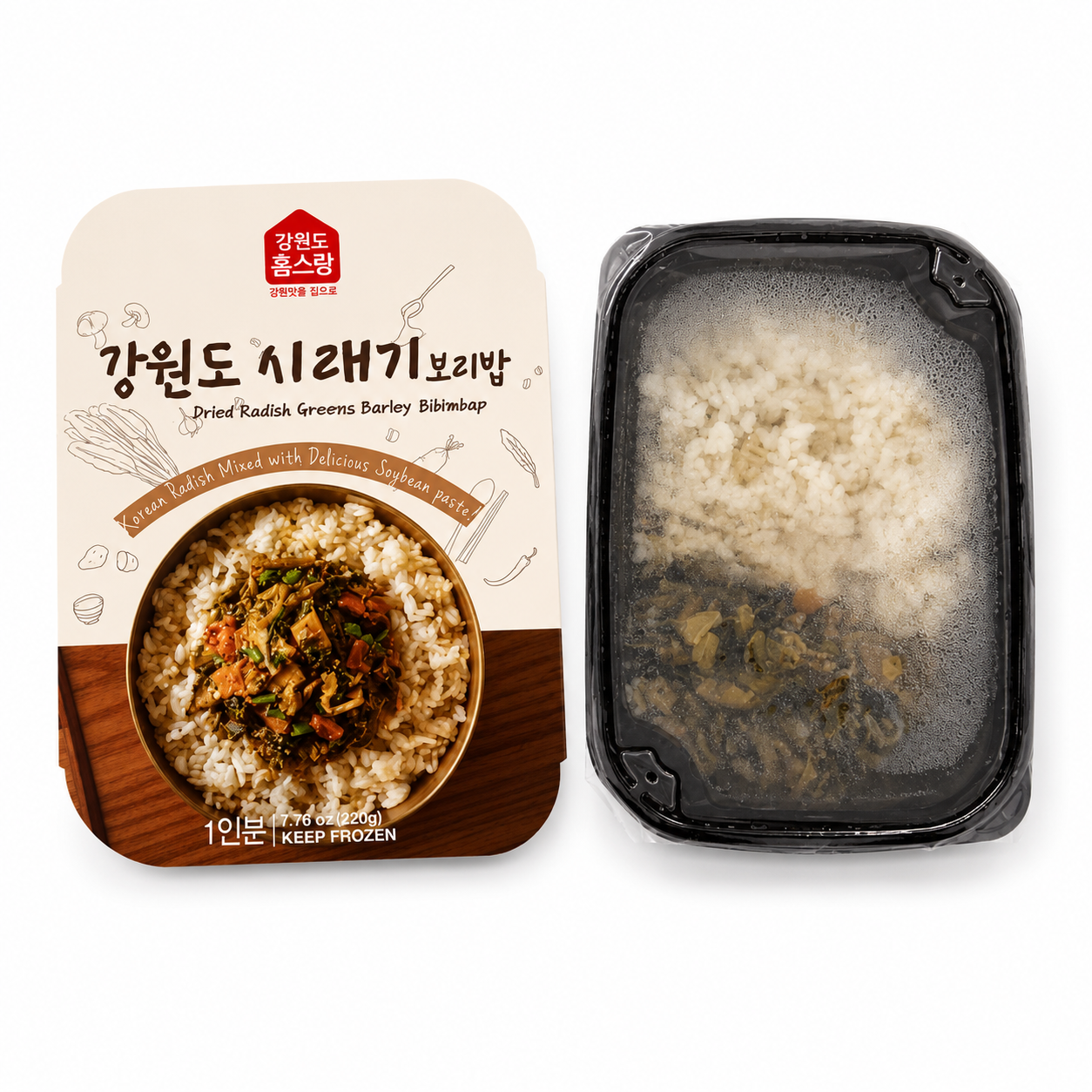 [Homesrang] Gangwon-do Siraegi Barley Rice (220g, 7.76oz)